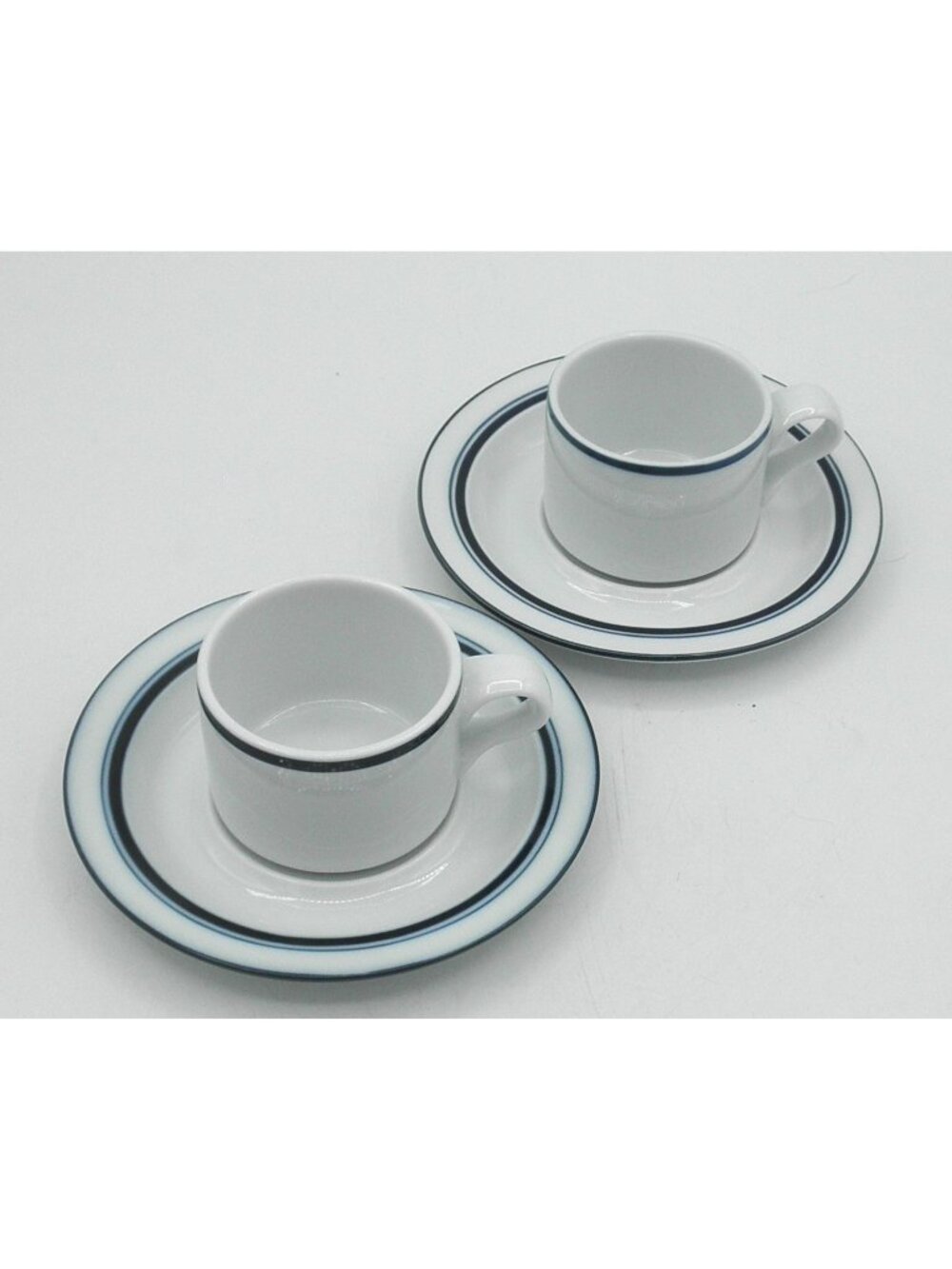 Christianshavn Blue by Dansk Flat Demitasse Cup & Saucer Set of 2 DANCHRB